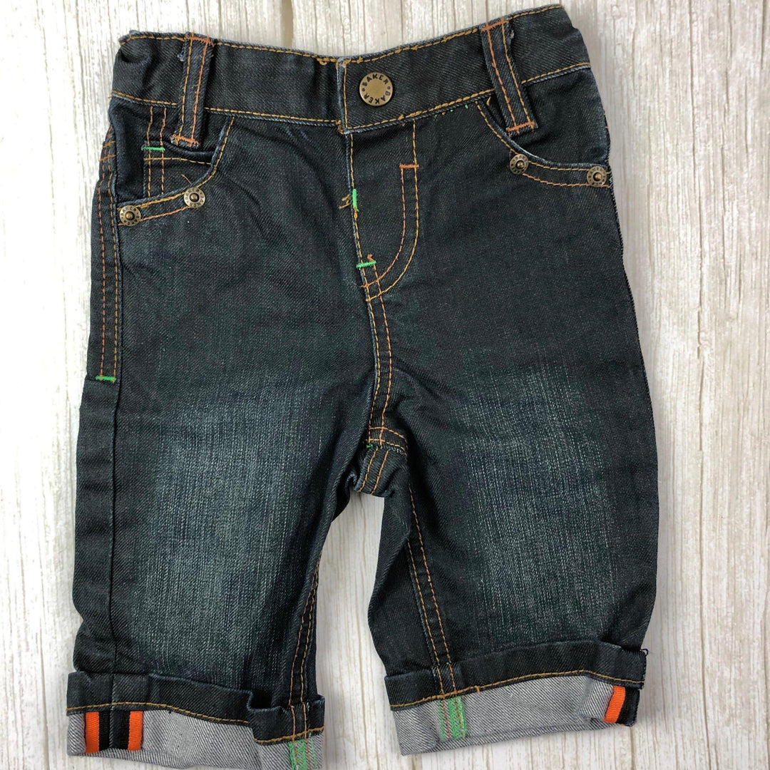 Ted Baker Boys Denim Turn up Jeans - Size 3/6M-Jean Pool