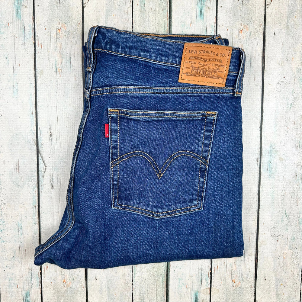 Ladies Levis ‘Wedgie Straight’ Stretch Denim Jeans - Size 32 - Jean Pool