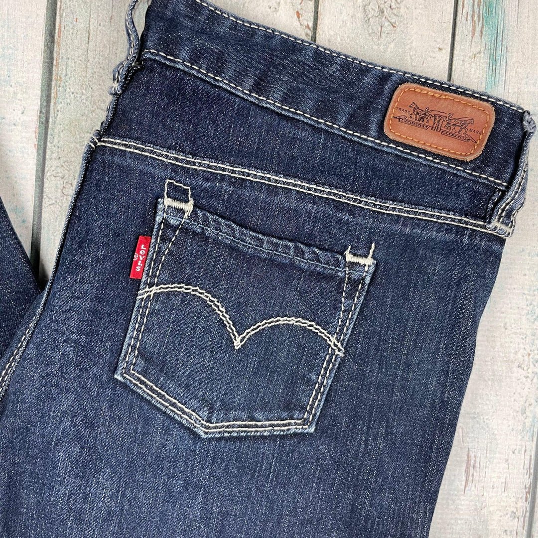 Ladies Levis Cigarette Leg Stretch Jeans -Size 29 - Jean Pool