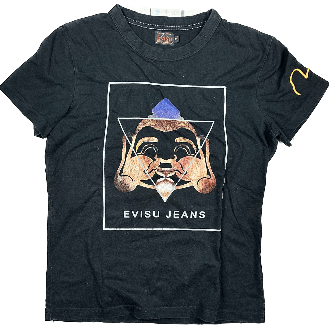 Evisu Jeans Japan HTF Ladies Logo T-shirt - Size M - Jean Pool