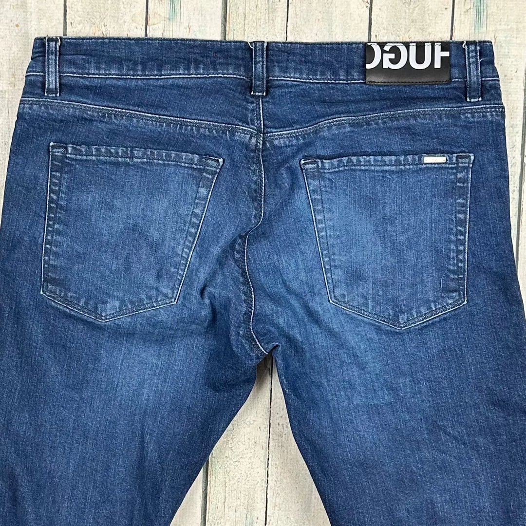 HUGO by Hugo Boss 'Hugo 734' Mens Slim Fit Jeans - Size 32 - Jean Pool