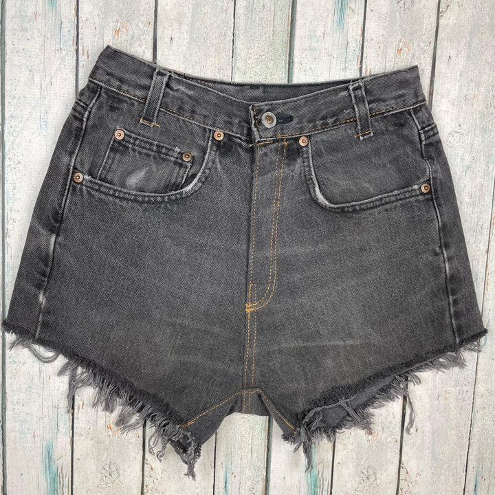 Vintage Arizona Jeans Co.Fray Hem Cut Off Denim Shorts - Size 25 - Jean Pool