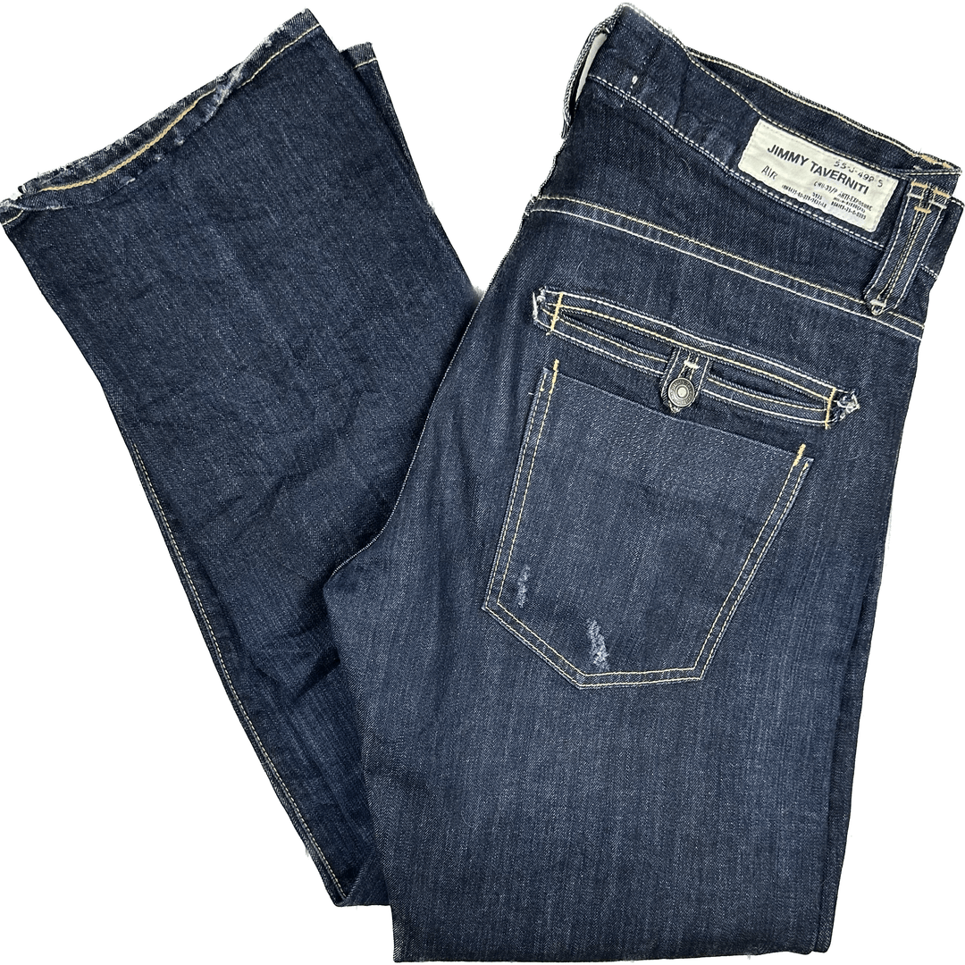 Jimmy Tavertini USA 'Slim Straight Denim Jeans- Size 34 XLong - Jean Pool