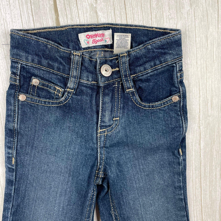 Girls Osh Kosh B'gosh Slim Bootflare Jeans - Size 4 - Jean Pool