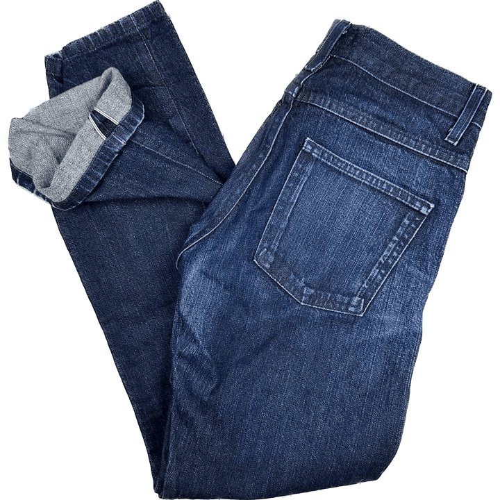 Naked & Famous Indigo Stretch Selvedge 'Slim Guy' Jeans Made in Canada - Size 29 - Jean Pool