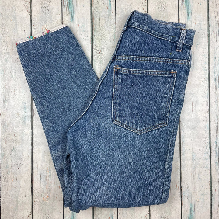 Vintage 80's Classic Kids Italian Made Denim Jeans Size- 10 - Jean Pool