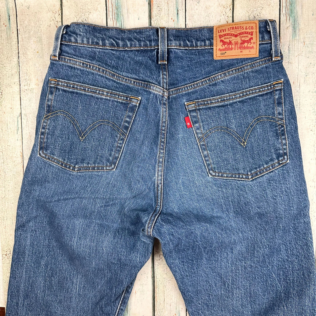 Levis Denim Classic 501 Button Fly Jeans - Size 28/30 - Jean Pool