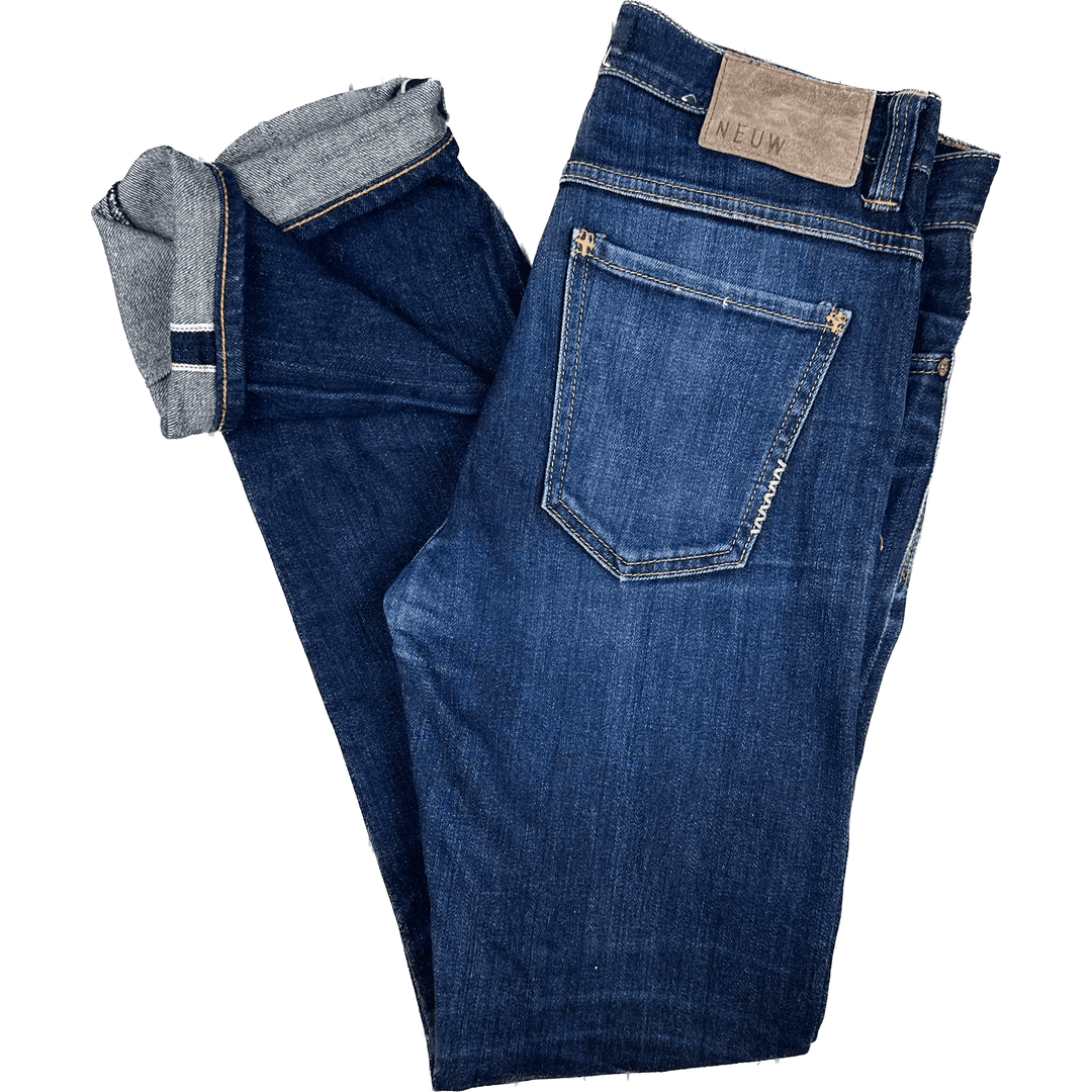 NEUW 'IGGY Skinny' Mens Stretch Selvedge Jeans Size 30/32 – Jean