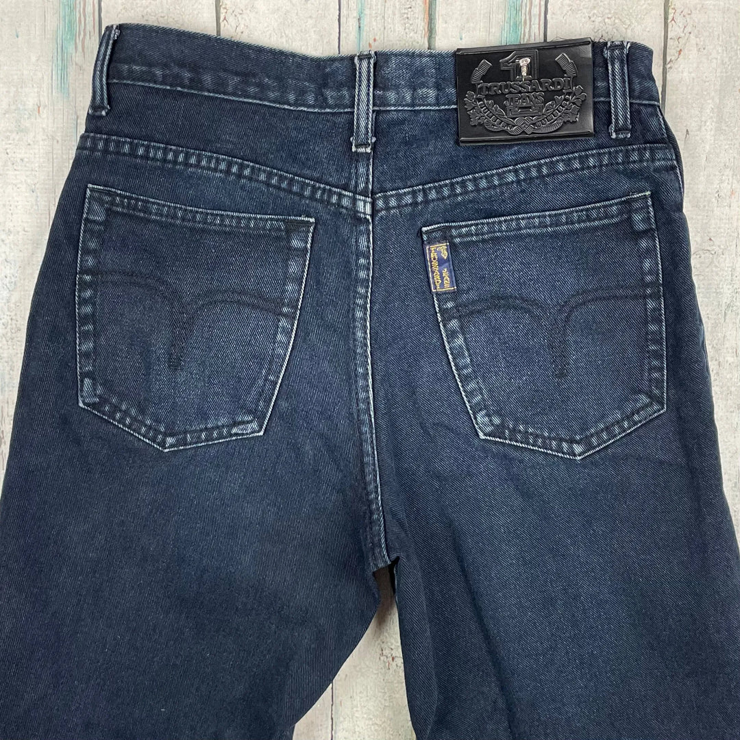 Trussardi Jeans - Vintage Italian Made High Rise Crop Jeans -Size 29 Suit 8/9AU - Jean Pool