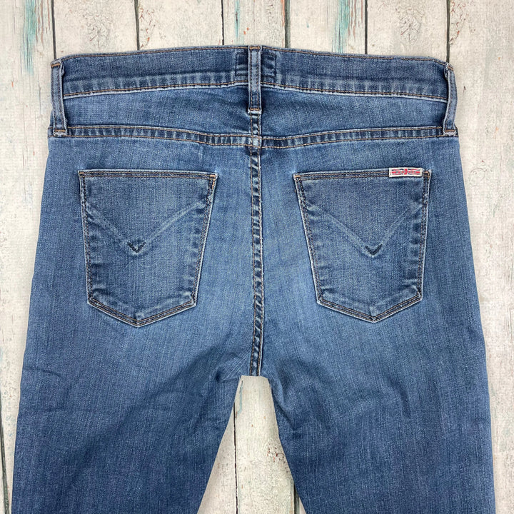 Hudson USA 'Nico' Mid Rise Skinny Distressed Jeans - Size 27 - Jean Pool
