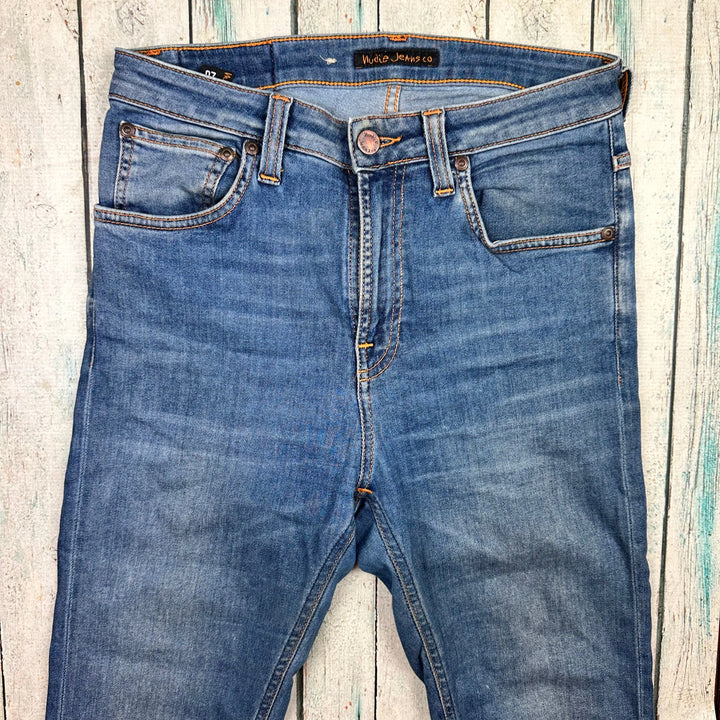 Nudie Jeans Co 'Hightop Tilde' Blue Stellar Wash Jeans - Size 29/28 - Jean Pool
