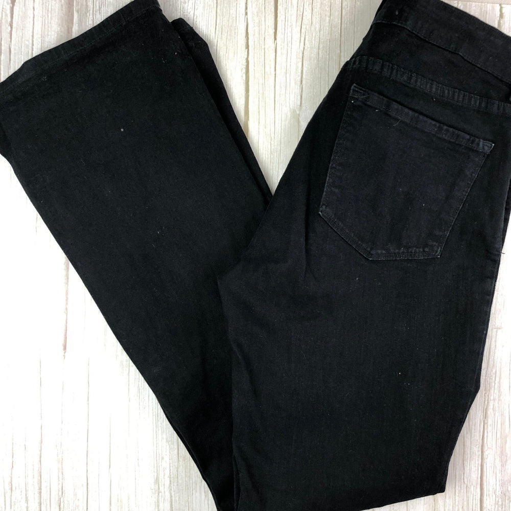 Black Lift & Tuck Straight Leg NYDJ Jeans -Size 4 US or 8 AU - Jean Pool