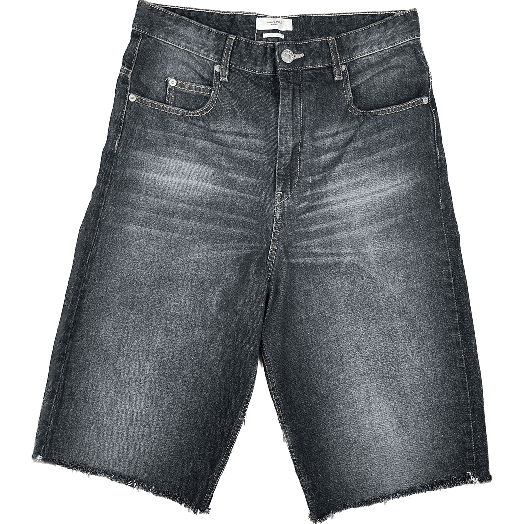 Isabel Etoile Marant 'Corsyj' Cropped Denim Jean /Long Shorts - Size 30 - Jean Pool