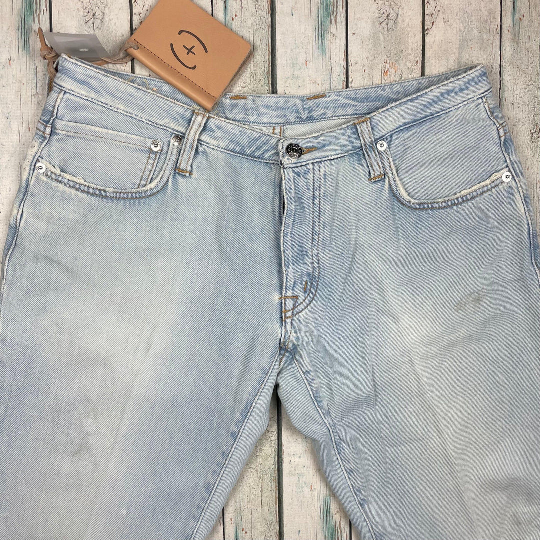 NWT - Ladies Italian Made (+) People Distressed Boyfriend Jeans - Size 31 - Jean Pool