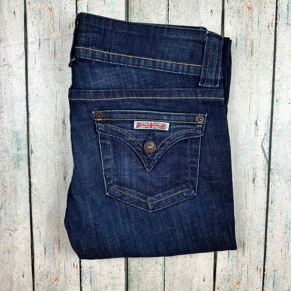 Hudson USA Low Rise Boot Leg Flap Pocket Jeans - Size 27 - Jean Pool