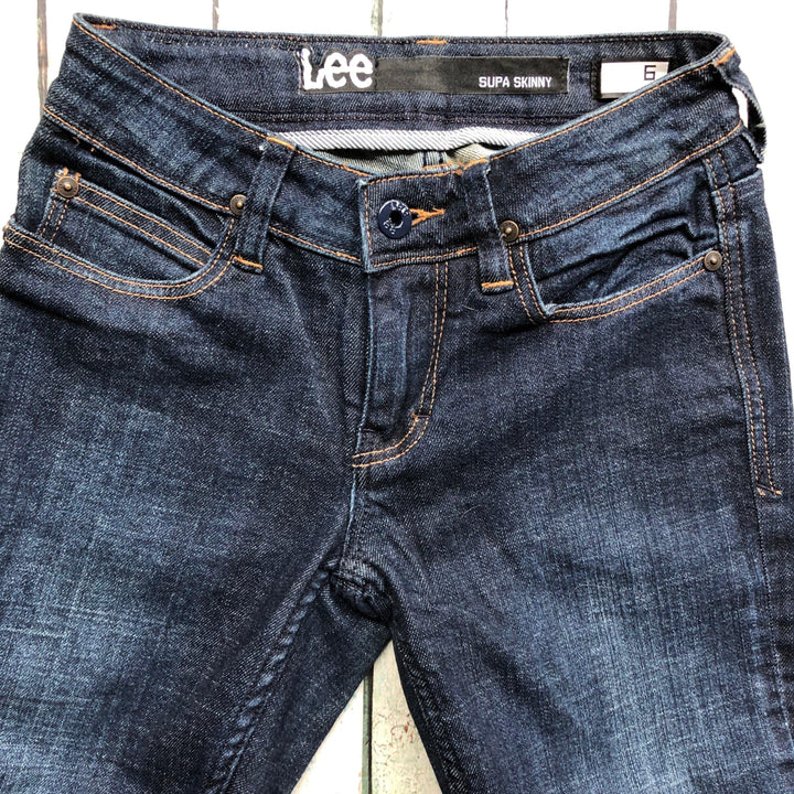 Lee 'Supa Skinny' Stretch Jeans - Size 6-Jean Pool