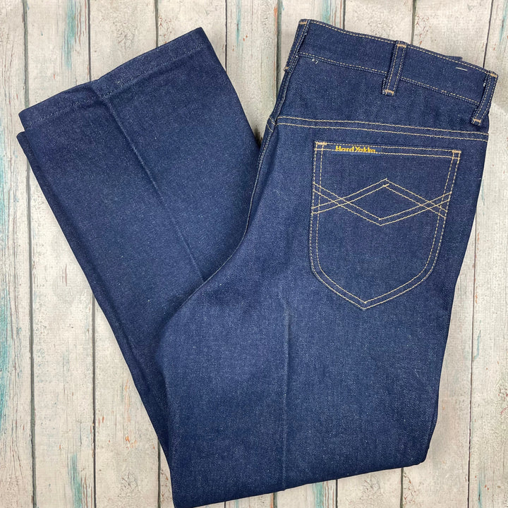 NEW- Hard Yakka Australian Made Workwear- Vintage 90's Jeans- Size 36 Short - Jean Pool