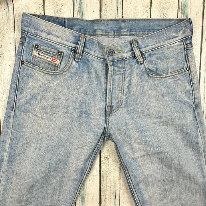 Diesel Mens Italian Made Denim Straight Fit Jeans -Size 34 - Jean Pool