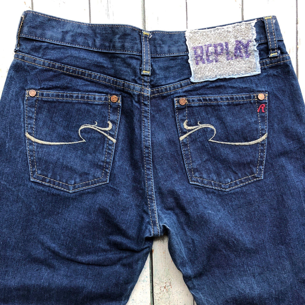 Embellished Replay Denim Jeans- Size 27/32-Jean Pool