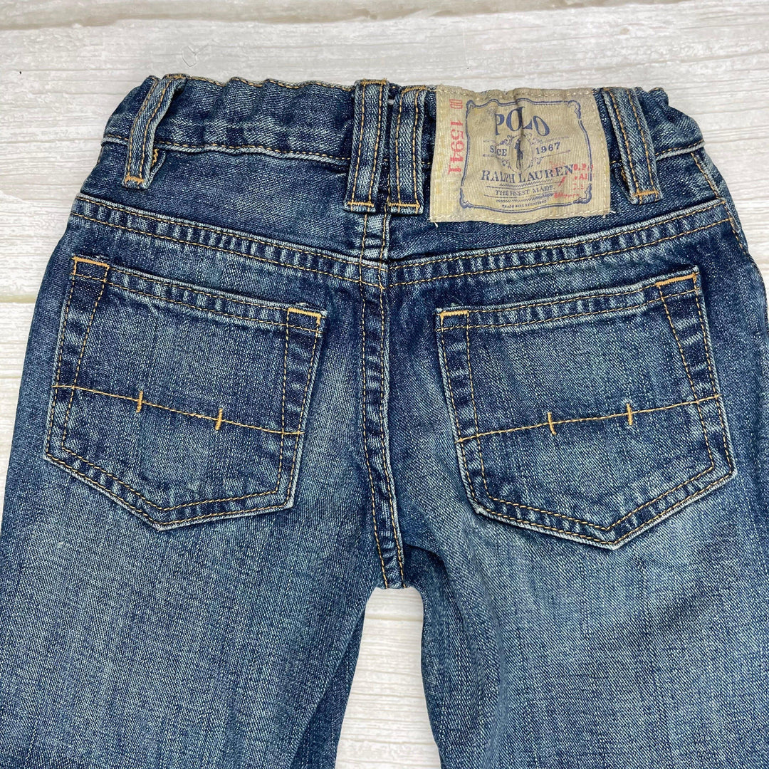 Ralph Lauren Straight Leg Denim Jeans - Size 4T - Jean Pool