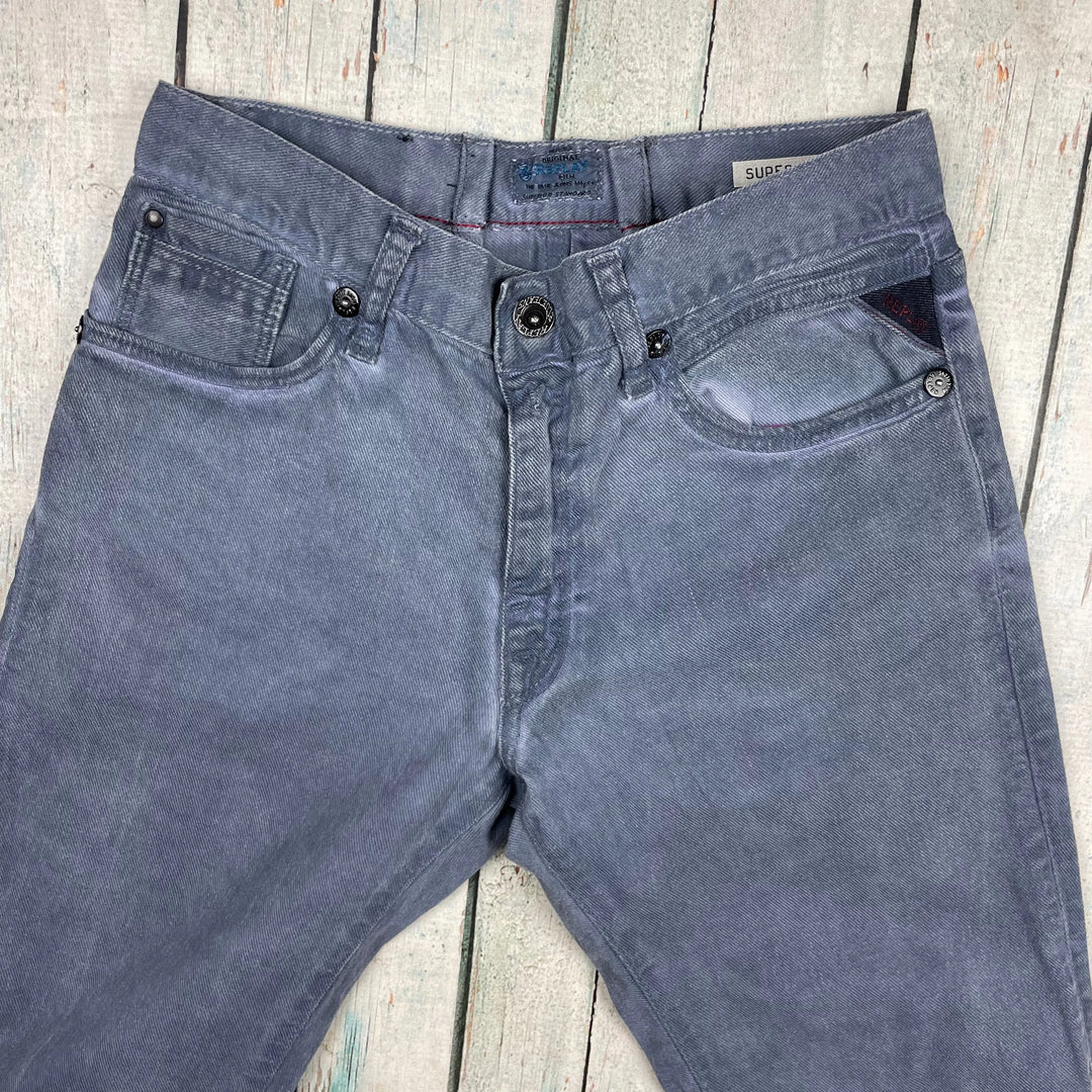 Replay Boys 'Super Slim' Grey Jeans- Size 12Y - Jean Pool