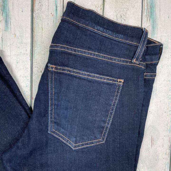 Current/Elliot 'The Straight Leg' Dark Wash Jeans- Size 27 - Jean Pool