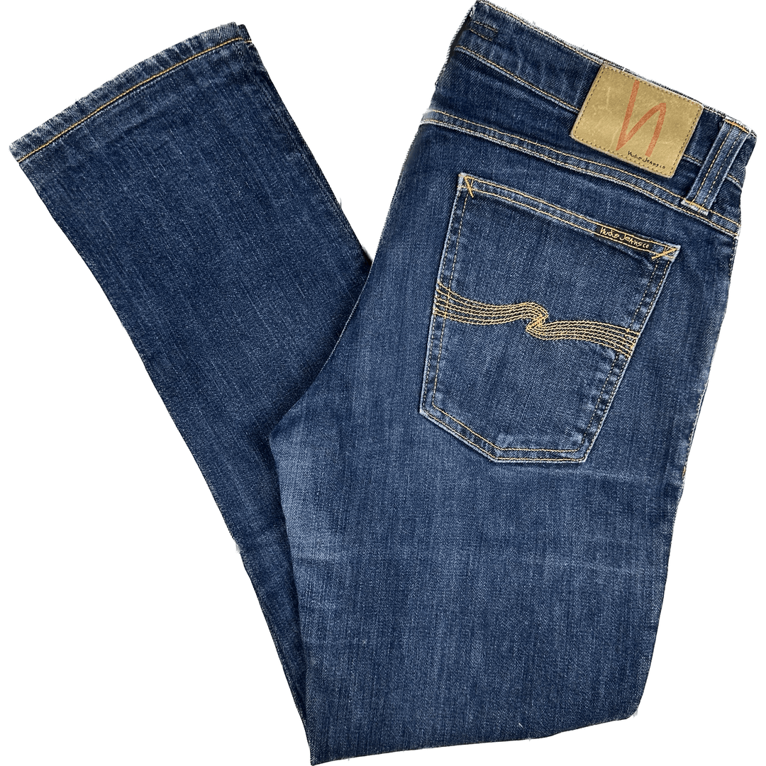 Nudie Jeans Co 'Tight Long John' Denim Stretch Wash Jeans - Size 32 - Jean Pool