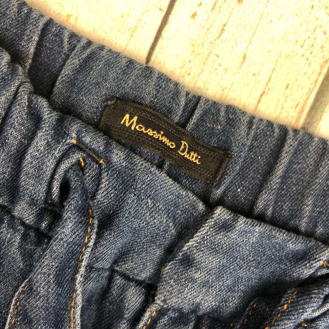 Massimo Dutti Track Style Pull on Jeans -Size 10 - Jean Pool