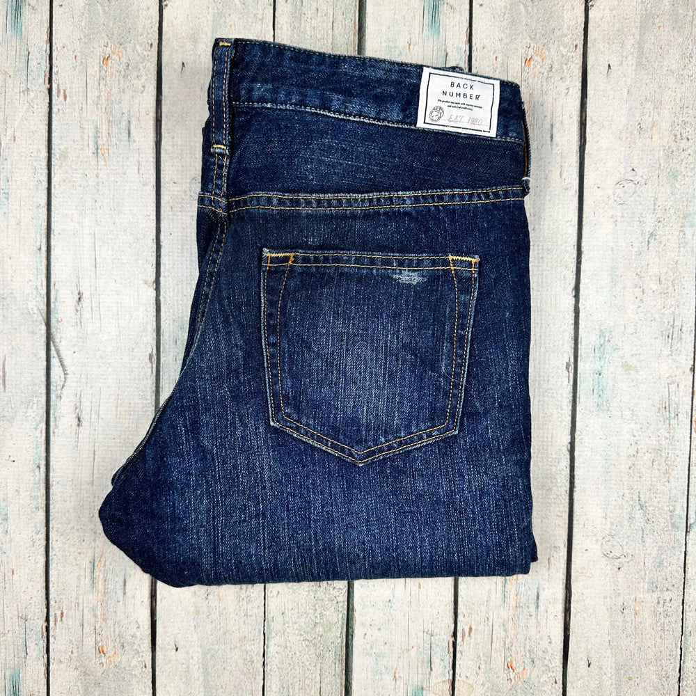 Back Number Japanese Denim Slim Tapered Ladies Jeans -Size 28 - Jean Pool