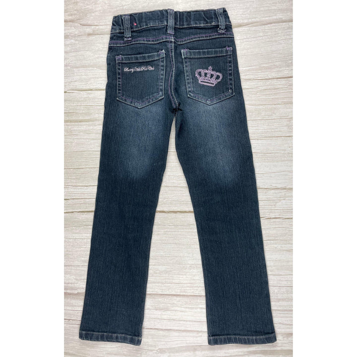 Beverly Hills Polo Club Girls Distressed Slim Fit Jeans - Size 8 - Jean Pool