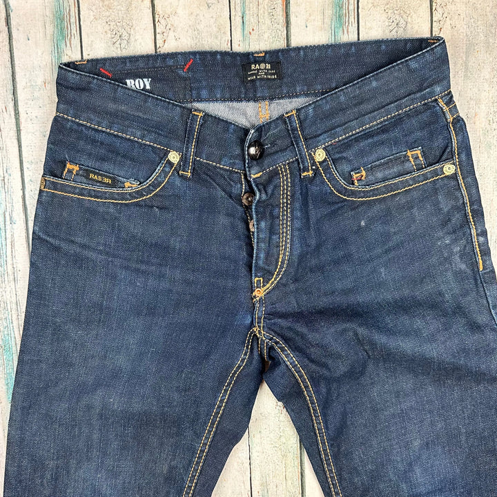 RA-RE Rag Recycle Mens Italian 'Roy' Jeans - Size 31 Short - Jean Pool