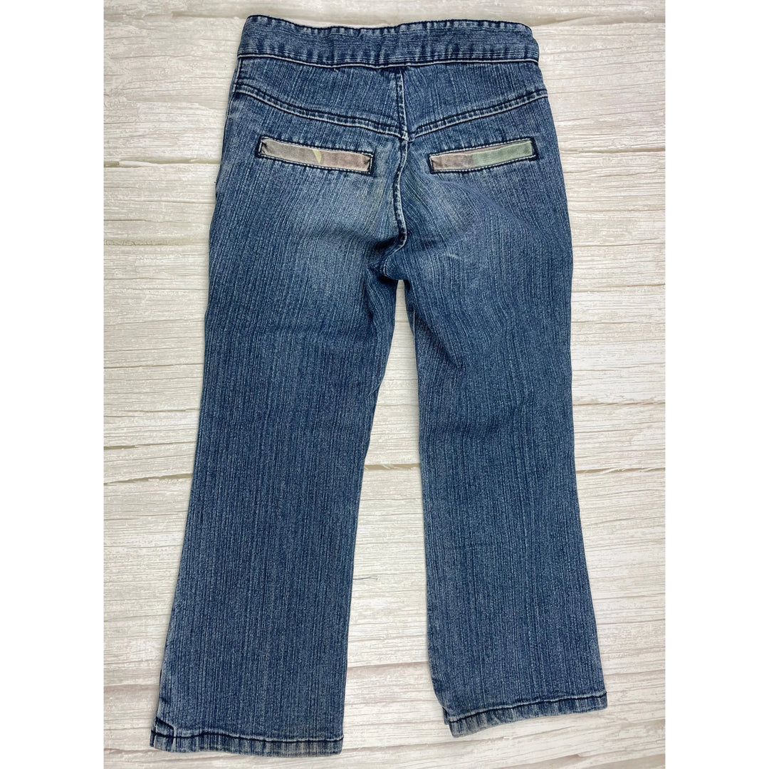 Guess Panelled Front Boot Flare Girls Jeans - Size 4Y - Jean Pool