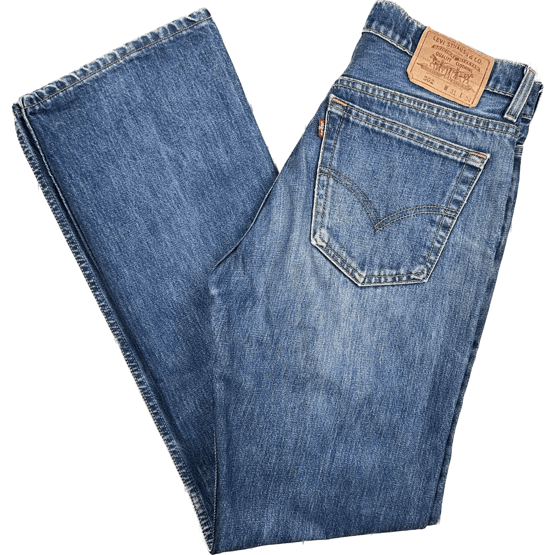 Levis Vintage 90's Aussie Made 502 Mens Jeans - Size 31/34 - Jean Pool