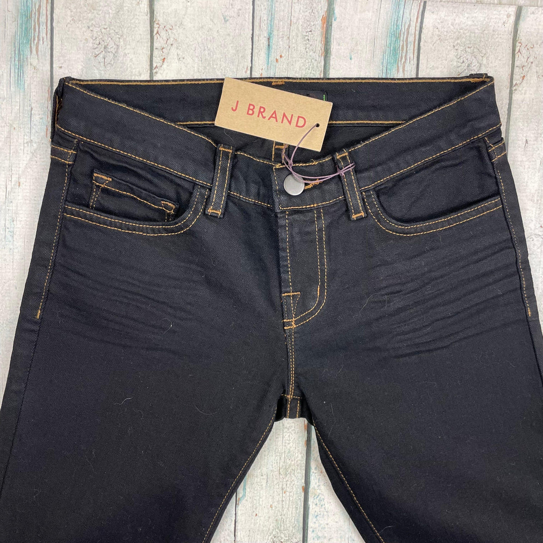 NWT- J Brand Black Denim 'Bootcut' Low Rise Slim Fit Jeans- Size 25 - Jean Pool