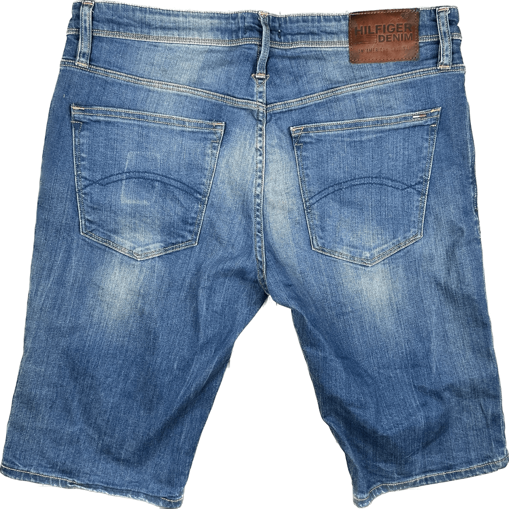 Tommy Hilfiger Mens Denim 'Scanton' Shorts -Size 34 - Jean Pool