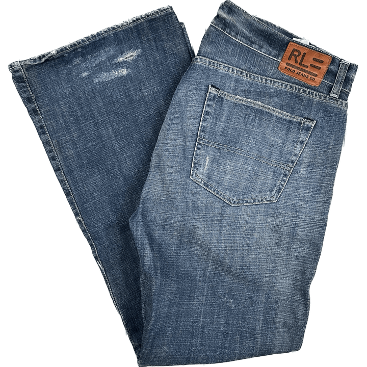 Polo by Ralph Lauren Men's Classic Bootcut Jeans - Size 36/32 - Jean Pool