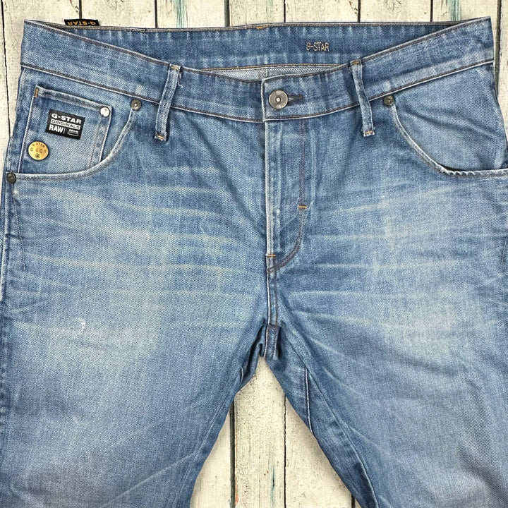 Men's G Star RAW Arc 3D Slim Distressed Jeans -Size 36/34 - Jean Pool