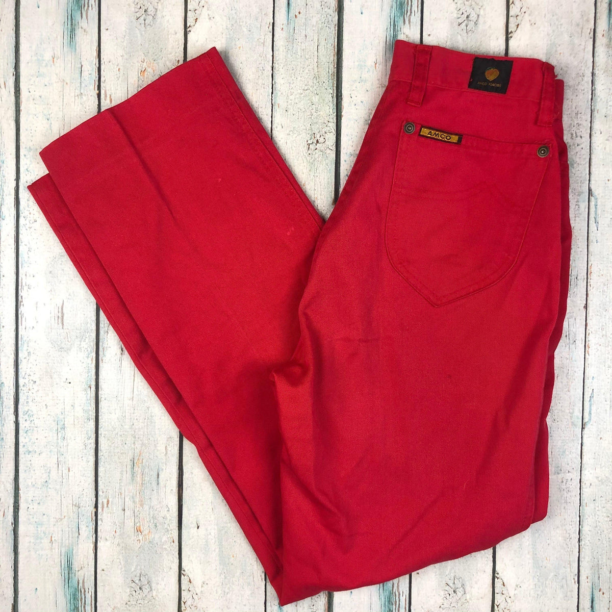 1970's AMCO Peaches Vintage Rare Australian Made Red Jeans – Jean Pool