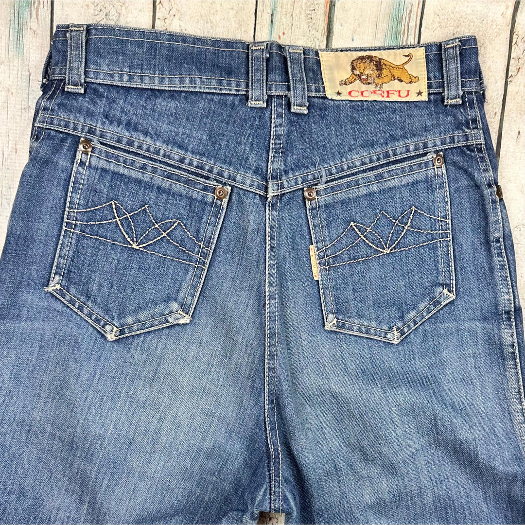 1970's Vintage Corfu Australian High Waist Jeans- Suit Size 9/10 - Jean Pool