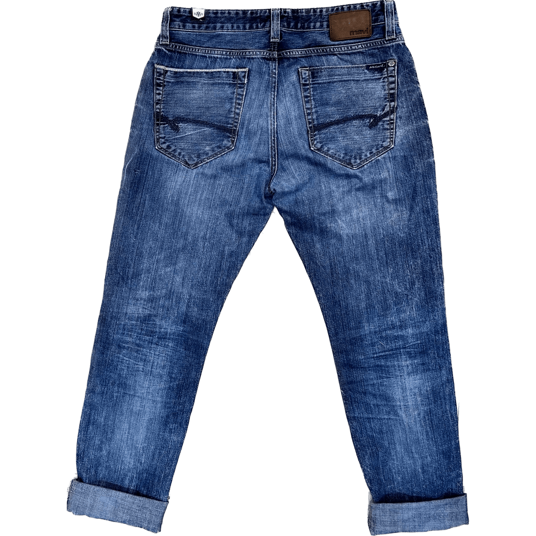 Mavi Jeans ‘Custom Patch’Slim Leg 'Marcus' Jeans -Size 32/32 - Jean Pool