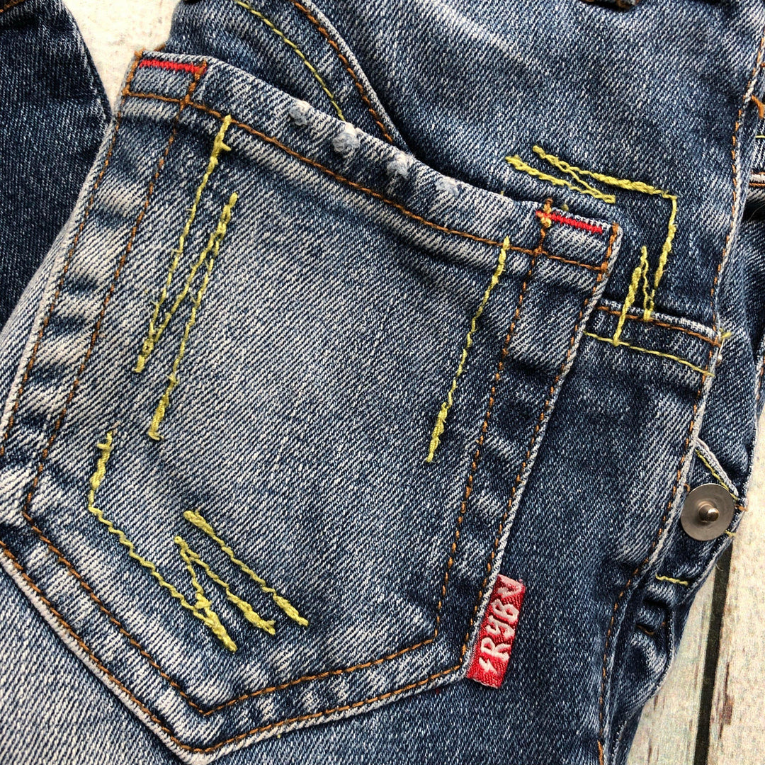 Rock your Baby distressed denim- Size 4-Jean Pool