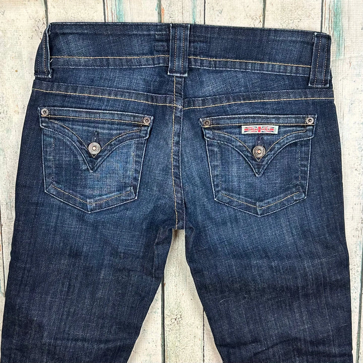 Hudson USA Low Rise Boot Leg Flap Pocket Jeans - Size 27 - Jean Pool