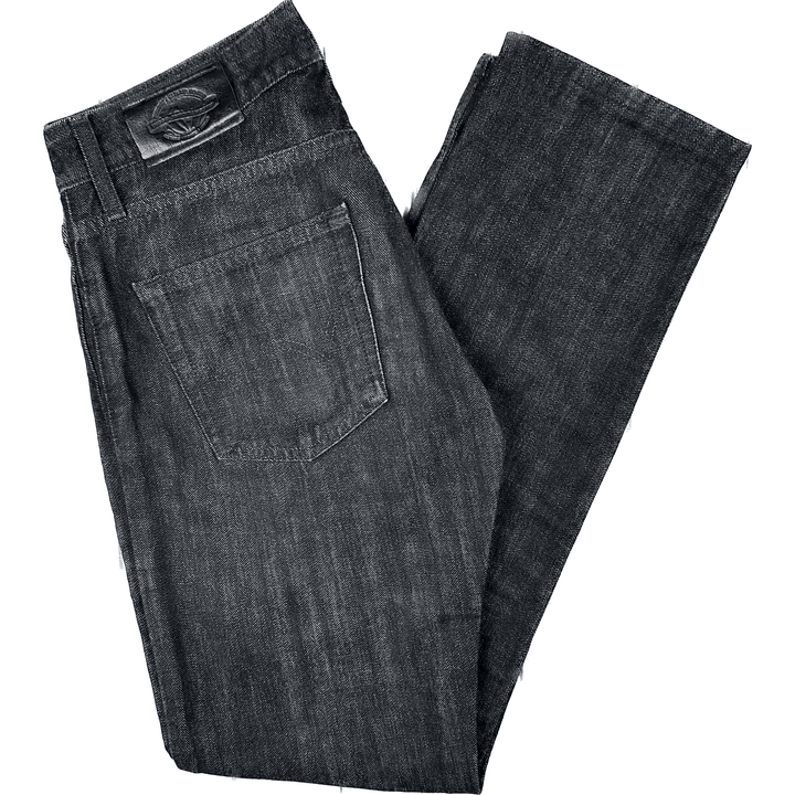 Edwin Made in Japan - '1406' Slim Straight Mens Black Jeans -Size 28 - Jean Pool
