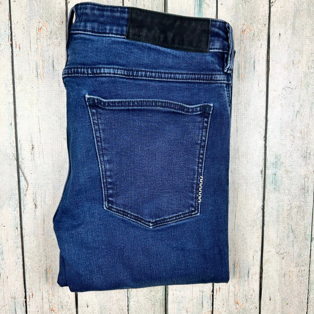 Mens NEUW 'IGGY Skinny'' Stretch Tapered Jeans - Size 34/32 - Jean Pool