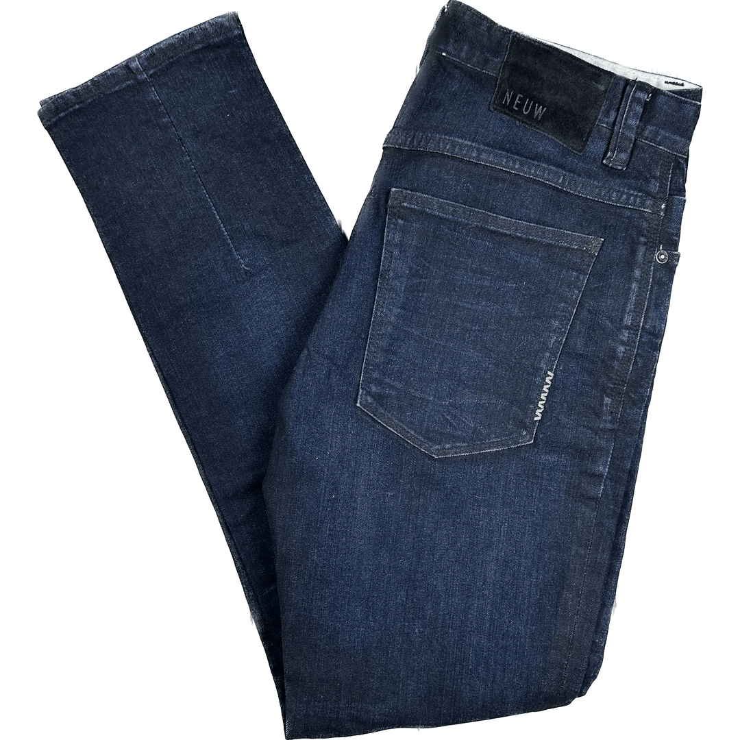 NEUW Mens 'Ray Tapered' Stretch Denim Jeans - Size 30/32 - Jean Pool