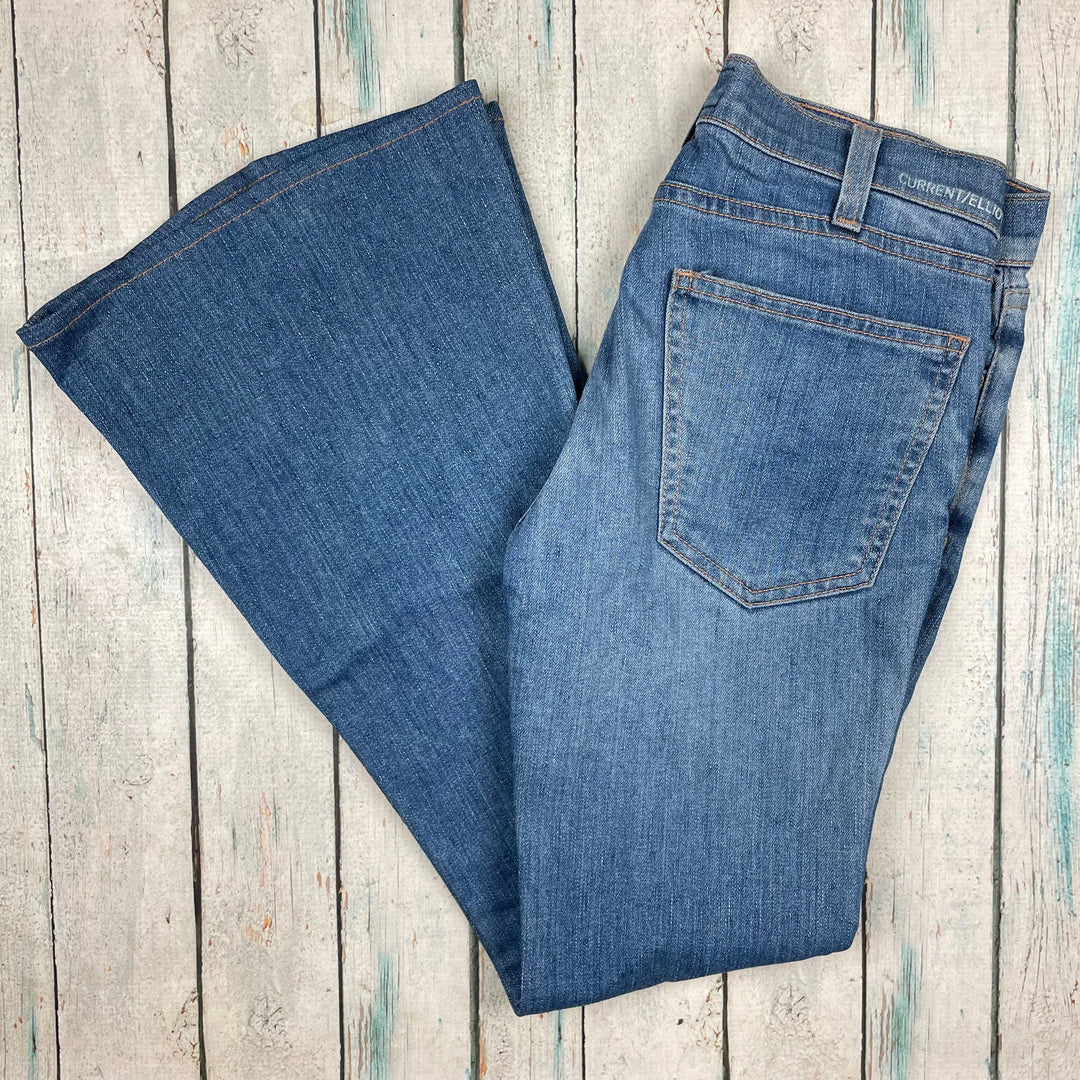 Current/Elliot Blue Flared Jeans- Size 24 or 6AU - Jean Pool