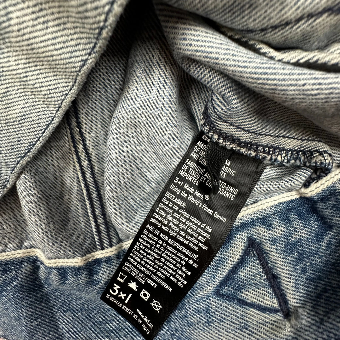 3x1 USA Made Classic Blue Ladies Denim Jacket - Size L - Jean Pool
