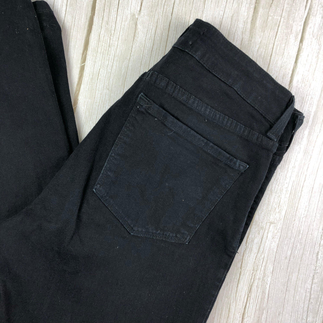 Black Lift & Tuck Straight Leg NYDJ Jeans -Size 4 US or 8 AU - Jean Pool