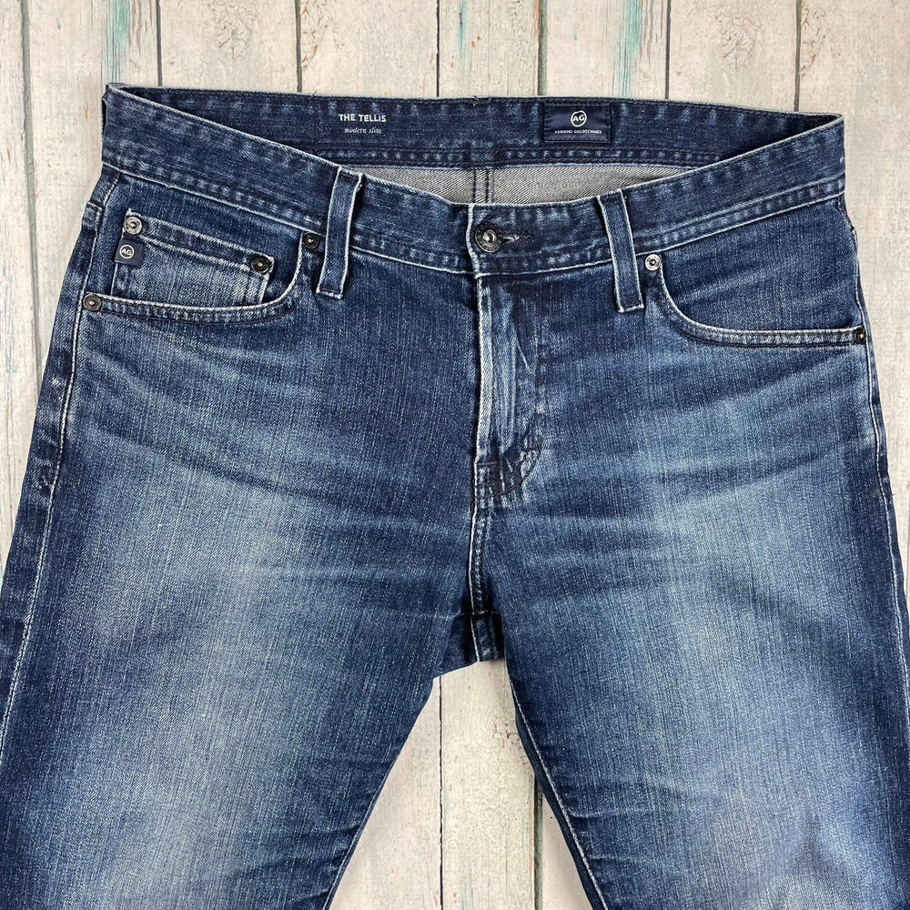 AG Adriano Goldschmied 'The Tellis' Modern Slim Denim Jeans- Size 30" - Jean Pool