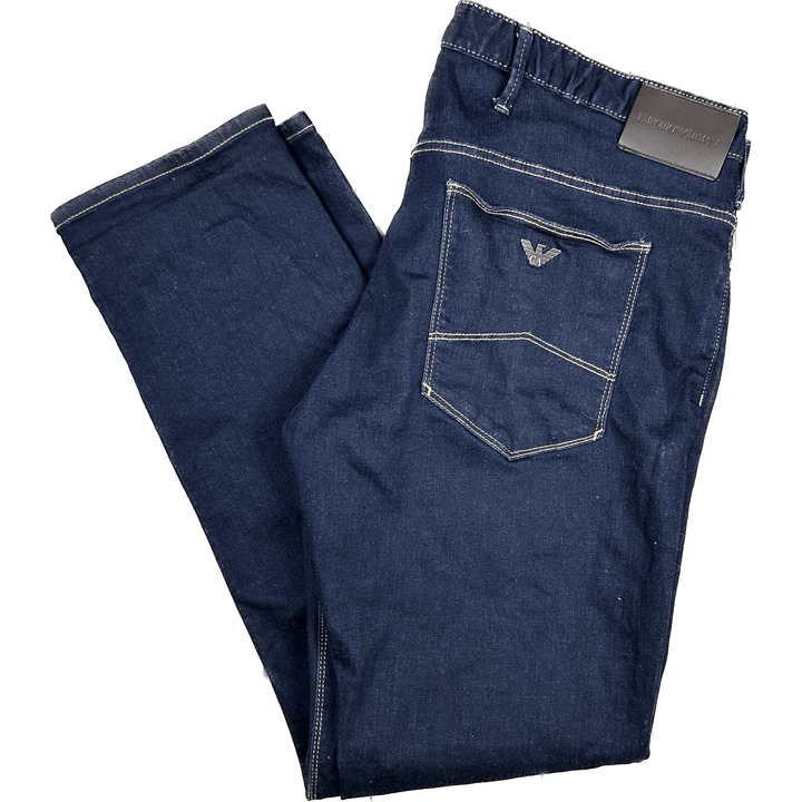 Emporio Armani Low Rise Straight Slim Stretch Jeans -Size 38 - Jean Pool